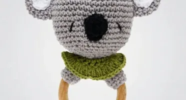 Chocalho Urso Amigurumi