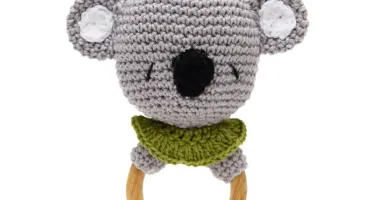 Chocalho Urso Amigurumi