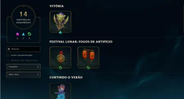 VENDO CONTA DE LOL- 265 SKINS TODOS OS CAMPEÕES GOLD 5 LV 80