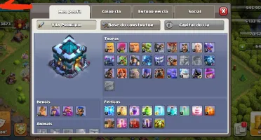 Conta de Clash of clans CV 13