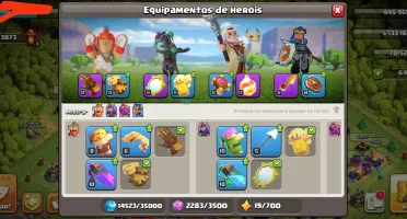 Conta de Clash of clans CV 13
