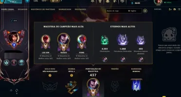Conta League Of Legends Antiga Varias Skins Cara Nivel 295