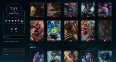 Conta League Of Legends Antiga Varias Skins Cara Nivel 295