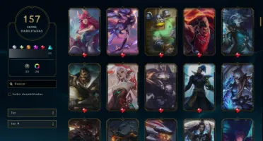 Conta League Of Legends Antiga Varias Skins Cara Nivel 295