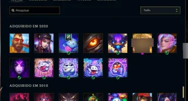 Conta League Of Legends Antiga Varias Skins Cara Nivel 295