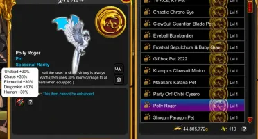 Conta Aqw Endgame, Hero Mart, Classe Calendario, Raros