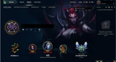CONTA DIAMOND 4 - 23 CAMPEÕES - [MMR DE DIAMOND 3]