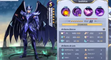 Conta No Servidor Novo Saint Seiya