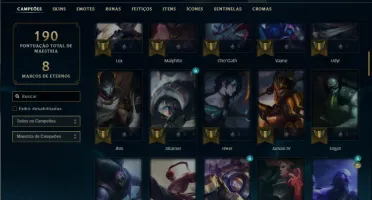 Prata 4 com 90 Champs e 30 Skins
