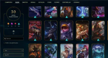 Prata 4 com 90 Champs e 30 Skins