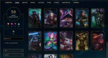 Prata 4 com 90 Champs e 30 Skins