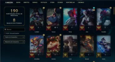 Prata 4 com 90 Champs e 30 Skins