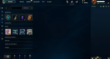 Conta LOL Unranked lvl 30 para smurf