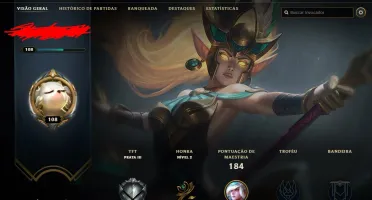 Conta League Of Legends mono Peel
