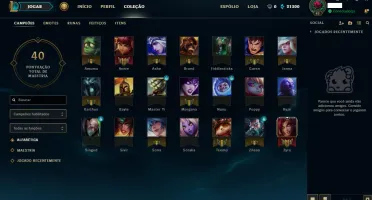 Conta LoL Diamante V
