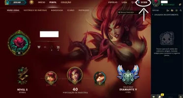 Conta LoL Diamante V