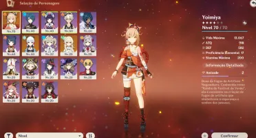 Vendo conta Yoimiya+ Ayaka AR 32