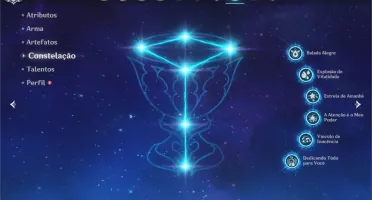 Conta Genshin Impact AR 53 Xiao + Hu-Tao +Mona+Kequing( C1 )