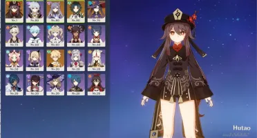 Conta Genshin Impact AR 53 Xiao + Hu-Tao +Mona+Kequing( C1 )