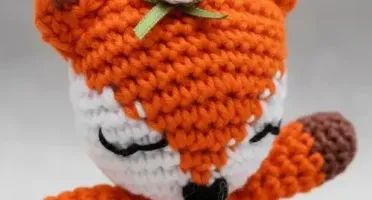 Raposinha Laranja Amigurumi