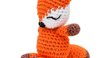 Raposinha Laranja Amigurumi