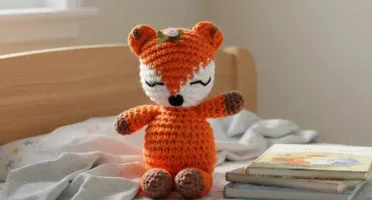 Raposinha Laranja Amigurumi