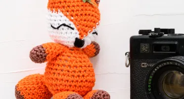Raposinha Laranja Amigurumi