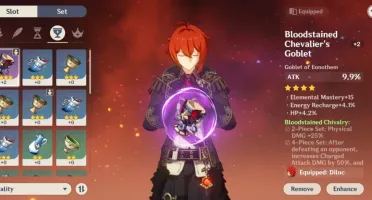CONTA COM DILUC GENSHIN IMPACT