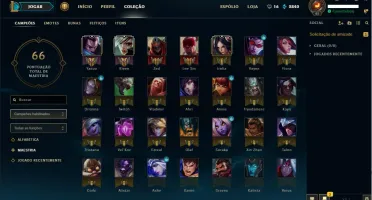Conta League Of Legends Platina - 30 Champs, 24 Skins.