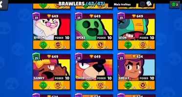 BrawStars 100% full, 30k+ troféus e ++