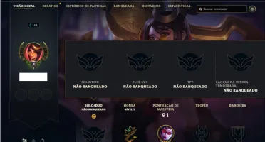 Conta Unranked com 23 Champ e 9 Skins + 2 Prestigio da Vayne