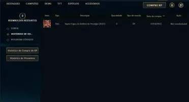 Conta Unranked com 23 Champ e 9 Skins + 2 Prestigio da Vayne
