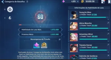 solo LEVELING arise top 1 conta