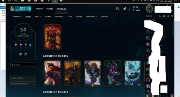 Conta de League of legends