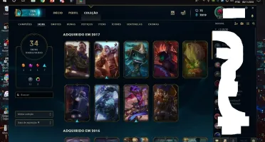 Conta de League of legends