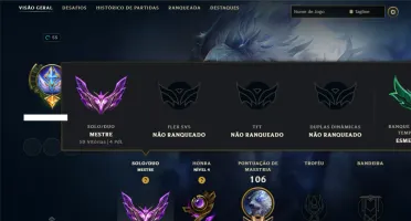 Mestre com 70 Champs e 9 Skins