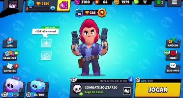 Conta Brawl Stars com 5 Mil troféus, Nível 62