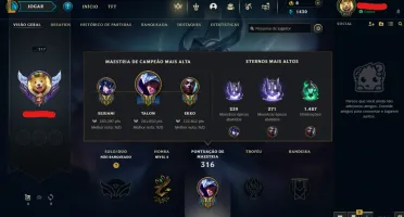Conta League of Legends Full Acesso 71 Skins - ULTRA RARA