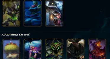 CONTA LEAGUE OF LEGENDS COM 96 SKINS E120 CAMPEÕES