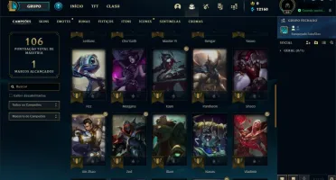 Conta LoL, Diamante IV, Smurf, Espólio Lendário