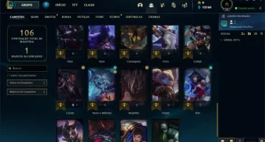 Conta LoL, Diamante IV, Smurf, Espólio Lendário