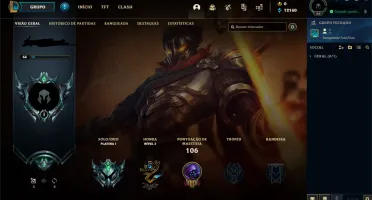 Conta LoL, Diamante IV, Smurf, Espólio Lendário