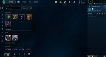 Conta LoL, Diamante IV, Smurf, Espólio Lendário