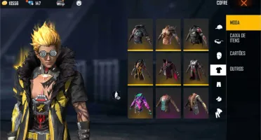 Conta Freefire, calça angelical