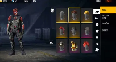 Conta Freefire, calça angelical