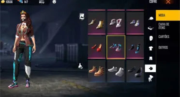 Conta Freefire, calça angelical
