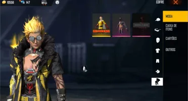 Conta Freefire, calça angelical