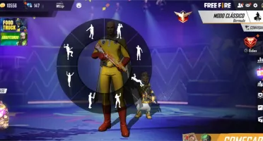 Conta Freefire, calça angelical