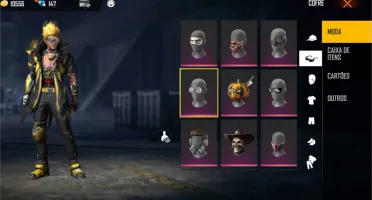 Conta Freefire, calça angelical