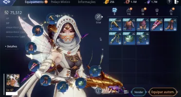 Char Mir4 (LvL.67 com 75k de Power) com pet epico!